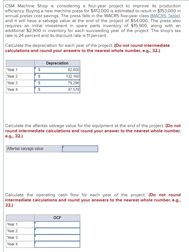 solved-csm-machine-shop-is-considering-a-four-year-project-chegg