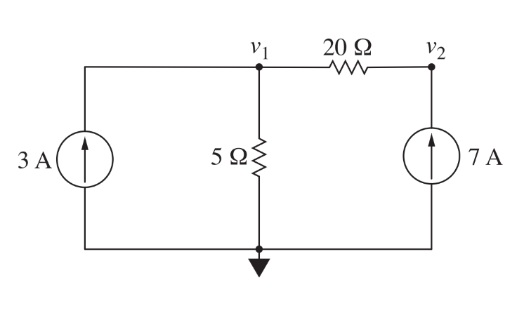 Solved (b) [6] What is the voltage v2 ? (c) [6] Assume the | Chegg.com