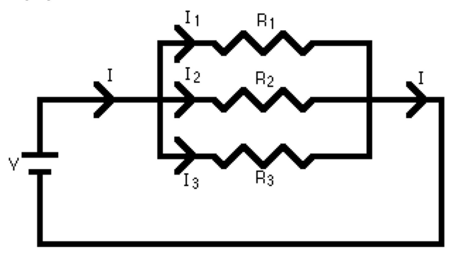 Solved V = 10 V, R1 = 10 Ω, R2 = 5 Ω, R3 = 10 Ω Find the | Chegg.com