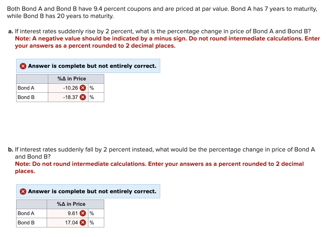 Solved Both Bond A And Bond B Have 9.4 Percent Coupons And | Chegg.com