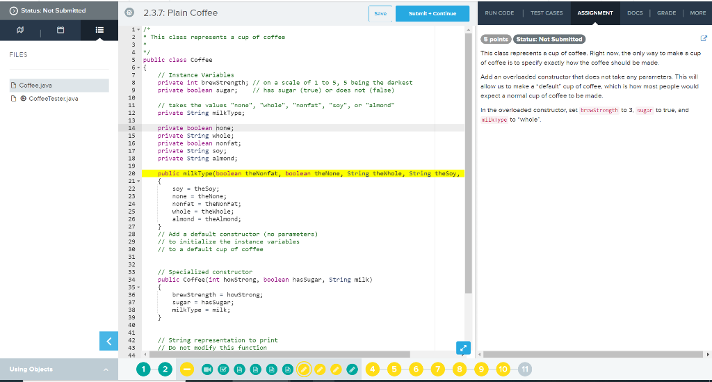 Solved Code HS 2.3.7 I wrote the following code, but it | Chegg.com