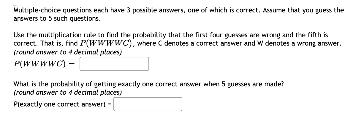 Solved Multiple-choice questions each have 3 possible | Chegg.com