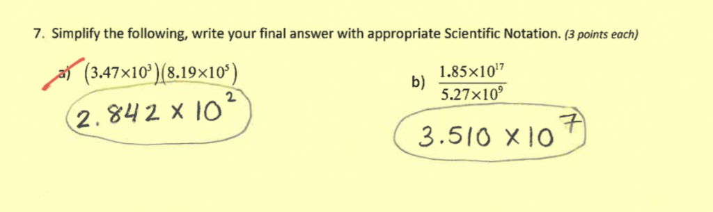 Solved 7. Simplify the following, write your final answer | Chegg.com