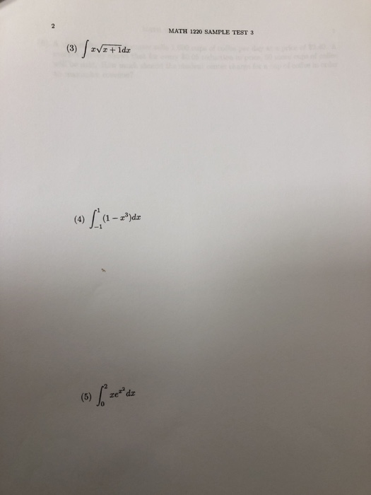Solved MATH 1220 SAMPLE TEST 3 VaIds Chegg Solved math 1220 sample test 3 vaids chegg