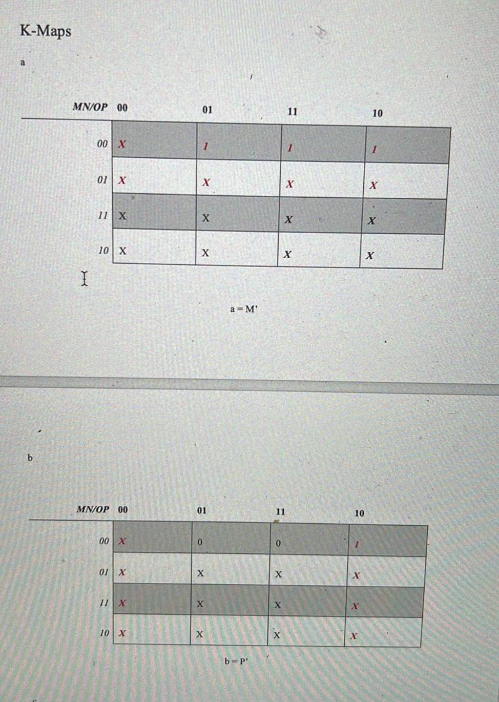 Solved Please do the K maps diagram for this | Chegg.com