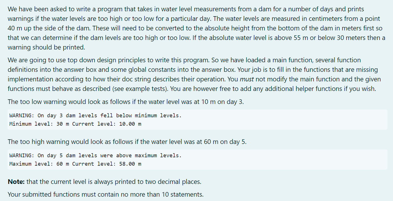 Solved We have been asked to write a program that takes in | Chegg.com