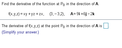 Solved Find The Derivative Of The Function At Po In The Chegg Com