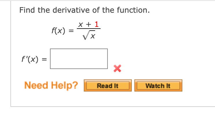 what is the derivative of the function f x 3x2 2x 5