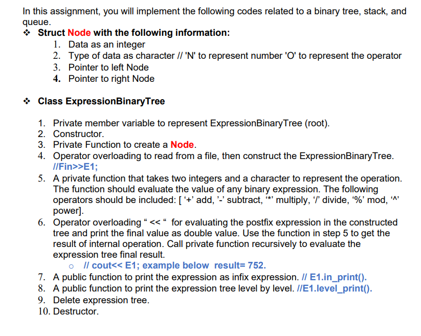 Solved In this assignment, you will implement the following | Chegg.com