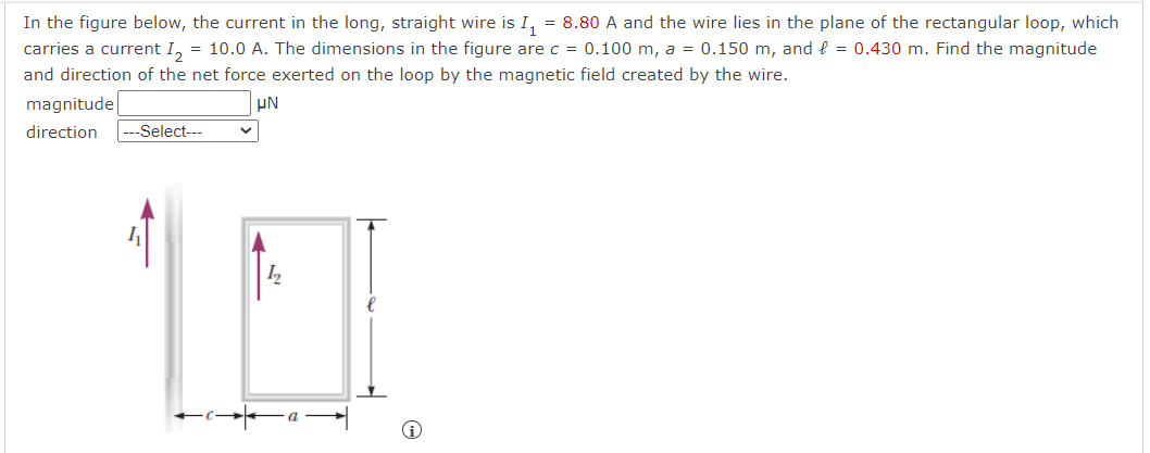 Solved In the figure below, the current in the long, | Chegg.com