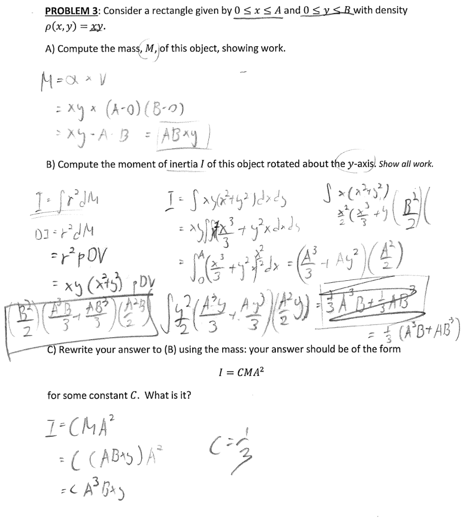 Solved PROBLEM 3: Consider a rectangle given by 0