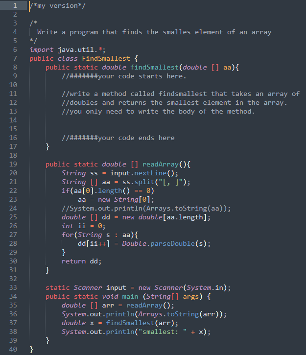 Solved This exercise includes a starter.java file. Use the | Chegg.com