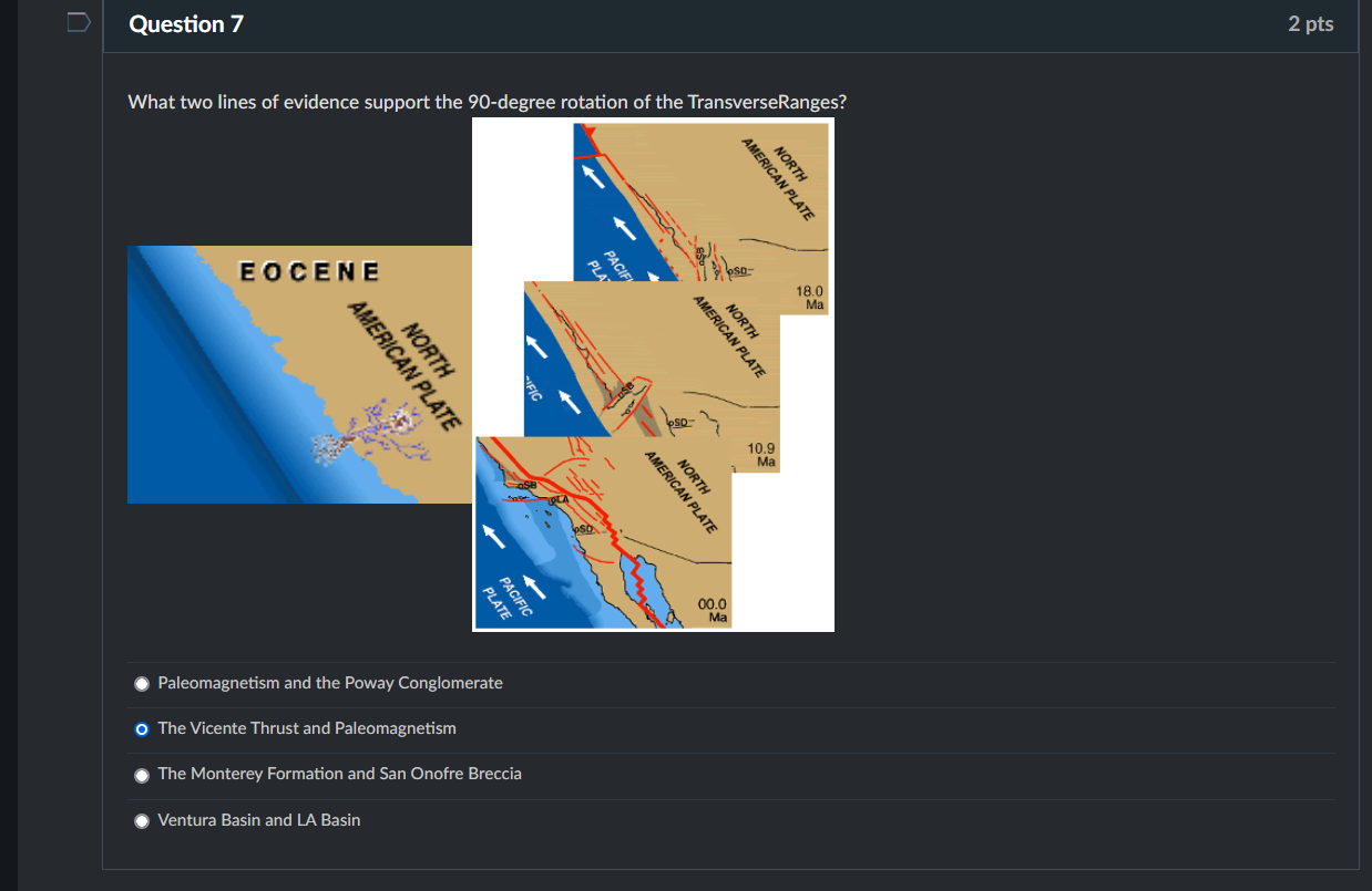 Solved What two lines of evidence support the 90degree