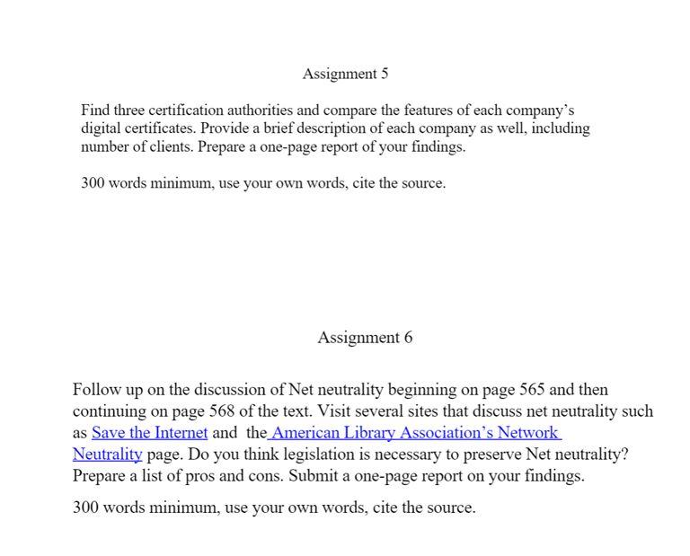 Solved Find Three Certification Authorities And Compare The | Chegg.com