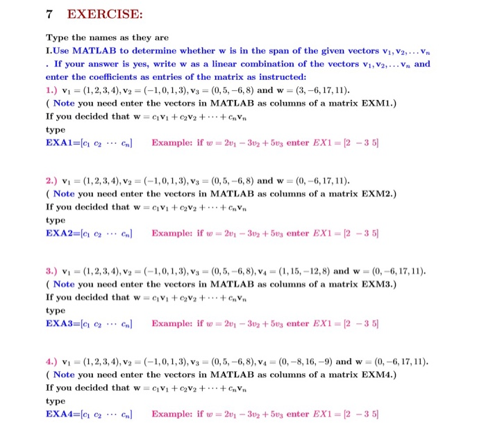 Solved Plz do exercise 7 and 8 completely and just need to | Chegg.com