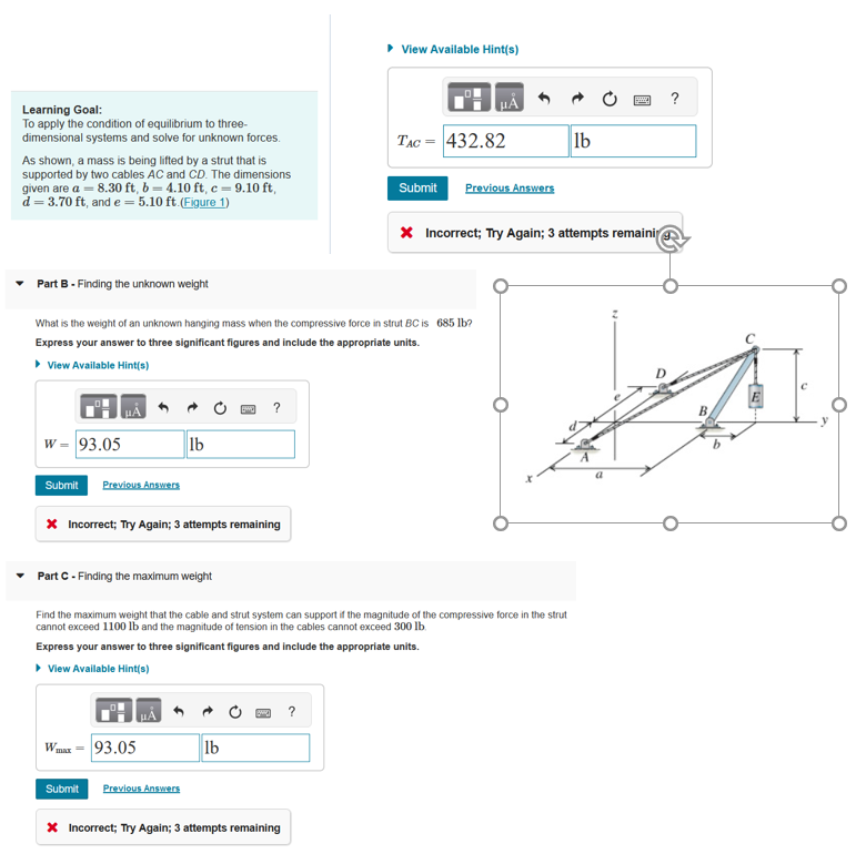 Solved Learning Goal: To Apply The Condition Of Equilibrium | Chegg.com