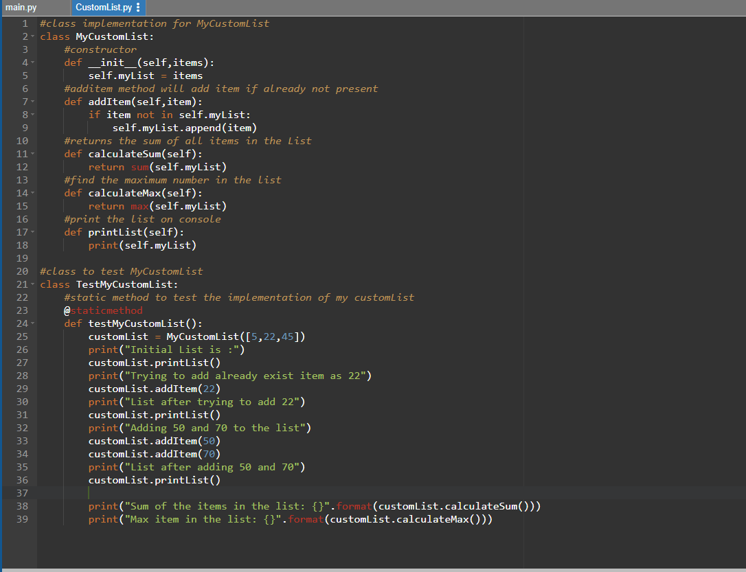 (Solved) : Write Python Program Following Description Define Class ...