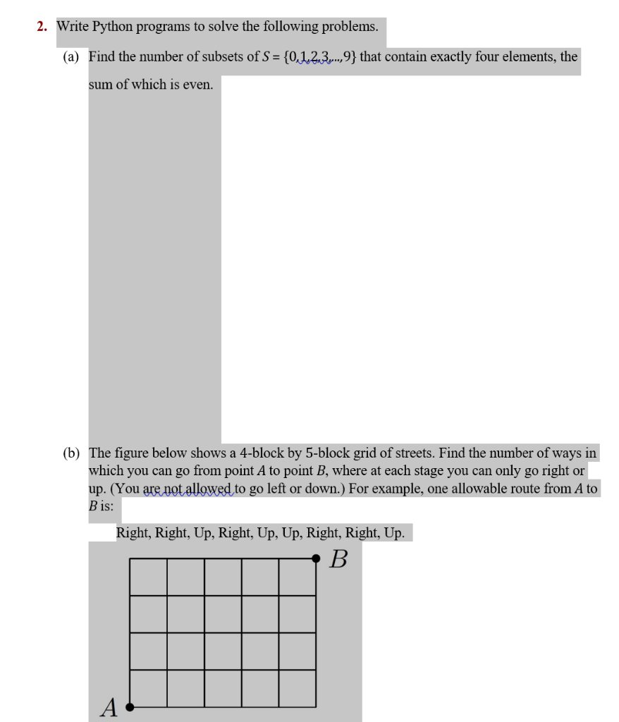 Solved Note: I need an answer on python code please complete | Chegg.com