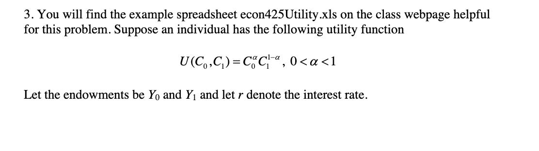 3. You will find the example spreadsheet | Chegg.com