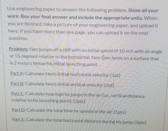Iowa State Engineering Problems Paper Solved Use engineering paper to answer the following | Chegg.com