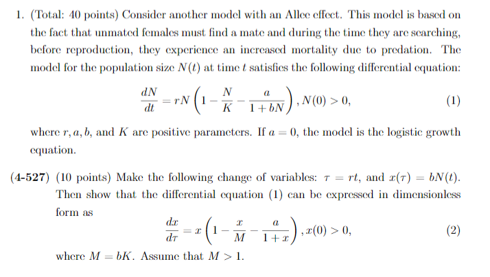 1 Total 40 Points Consider Another Model With Chegg Com