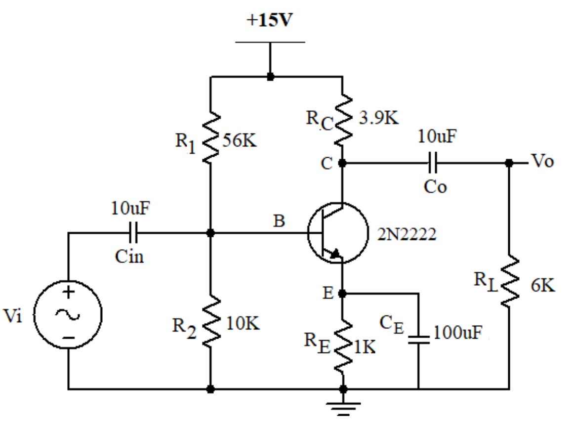 Solved Question 14: Calculate the gain Avs by drawing the AC | Chegg.com