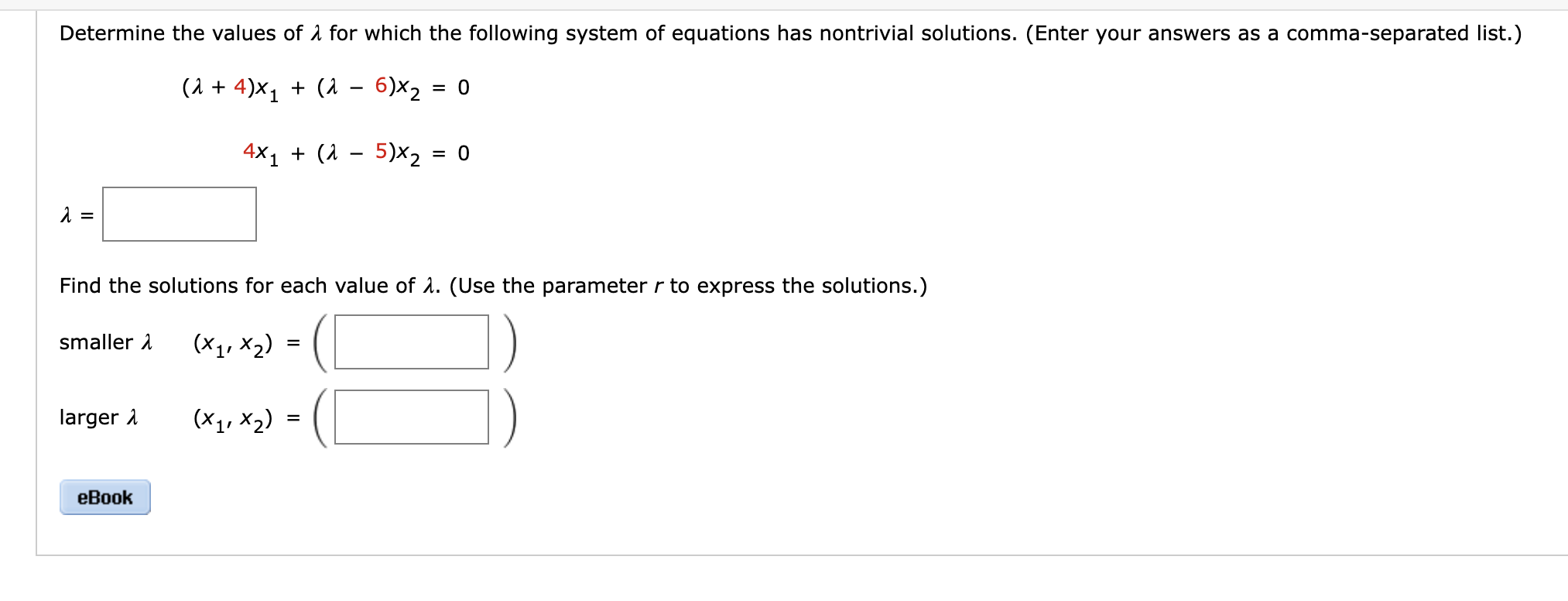 Solved By examining the determinant of the matrix of | Chegg.com