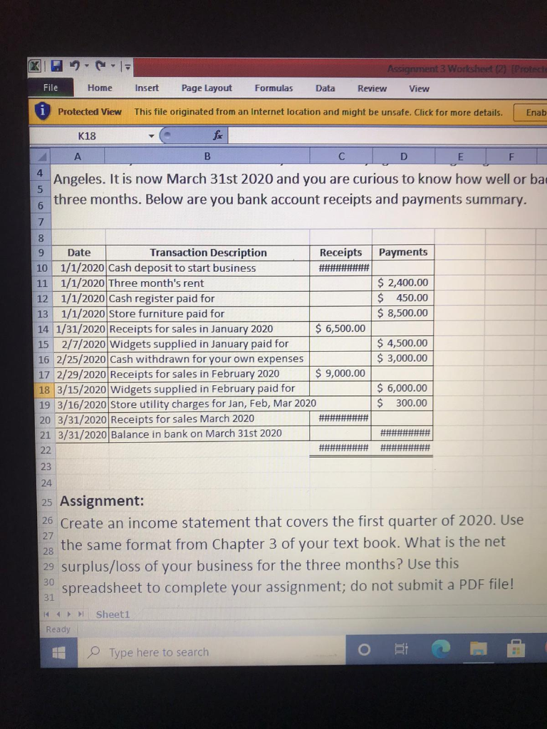 Create An Income Statement Statement Of Profit Or Chegg Com