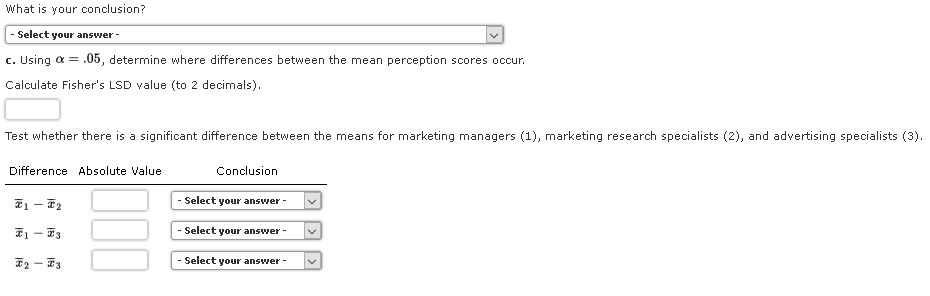 Solved The following data are from an experiment designed to | Chegg.com