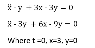 Solve the following set of simultaneous differential | Chegg.com