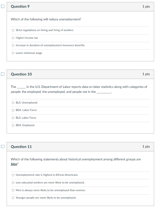 Solved Question 9 1pts Which of the following will reduce | Chegg.com