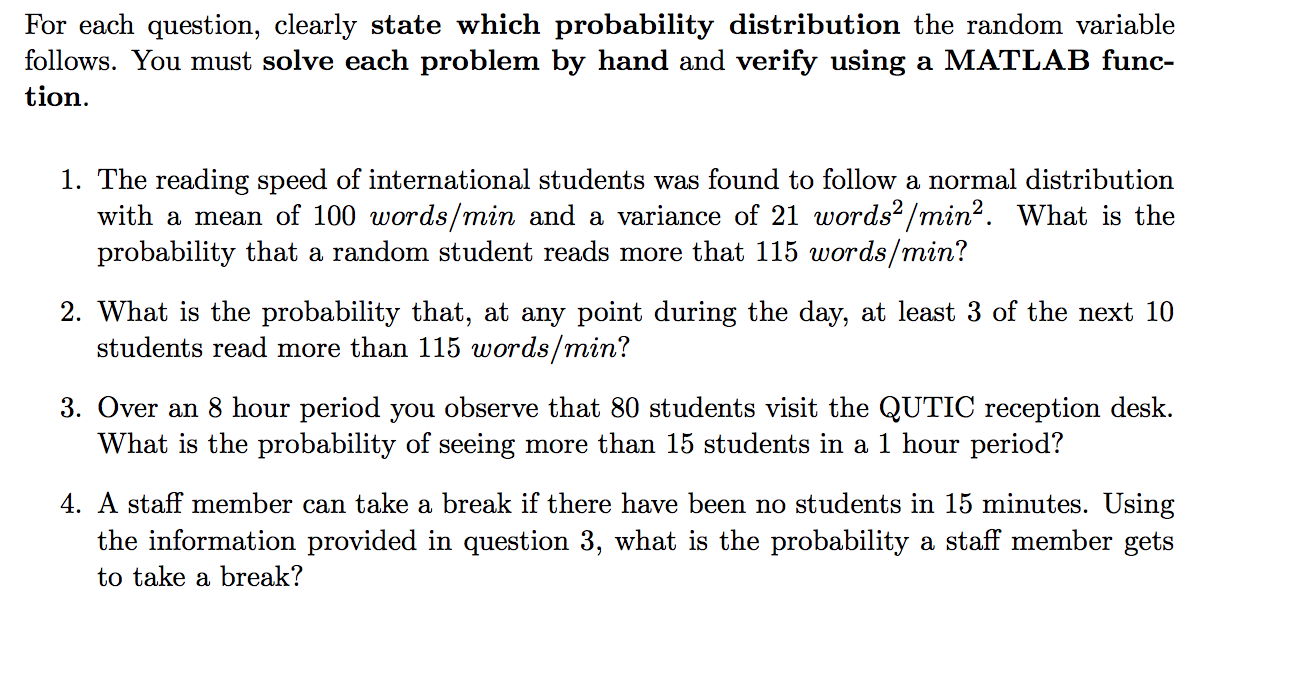 Please Use Matlab Software When Required You Are C Chegg Com