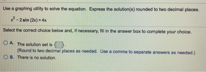 Solved Solve The Equation Give A General Formula For All