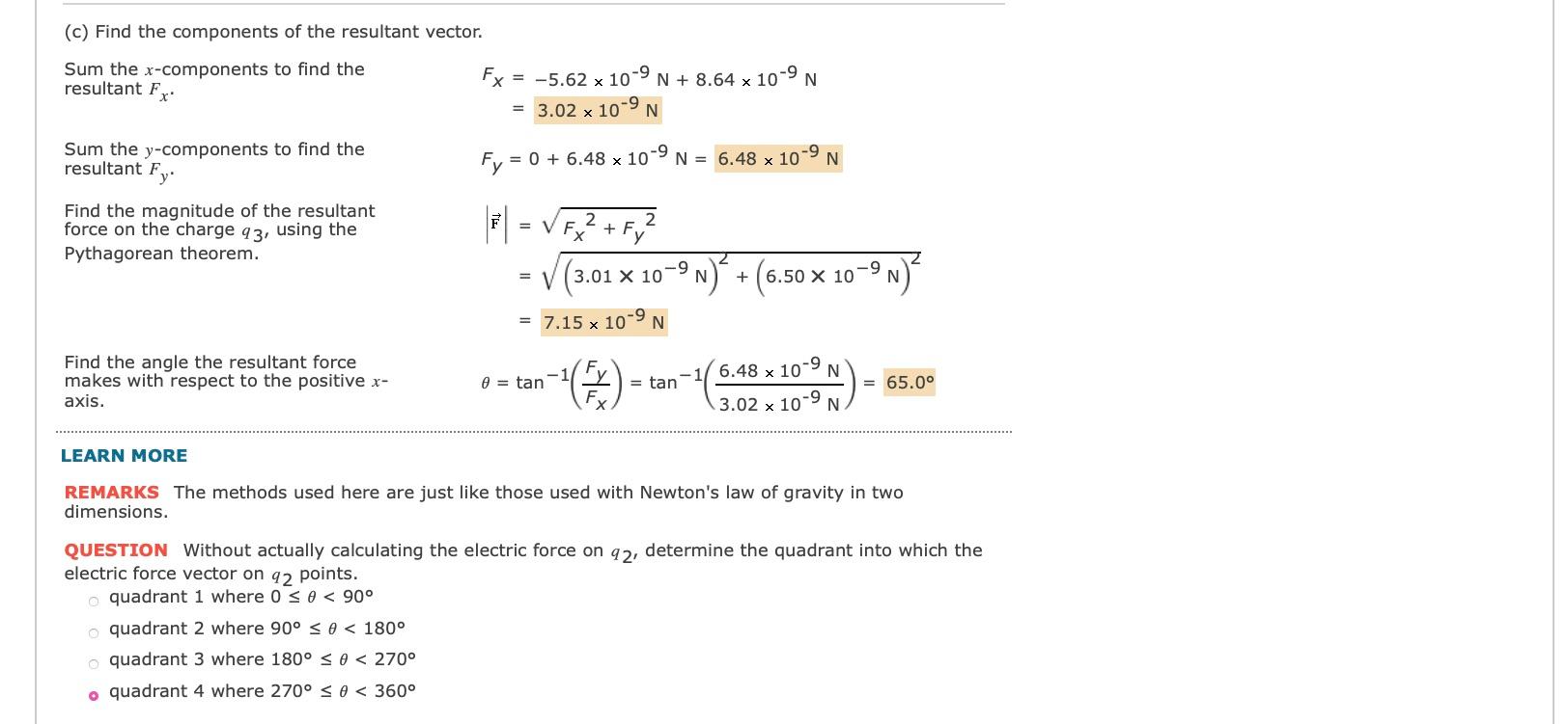 Solved Use the worked example above to help you solve this | Chegg.com