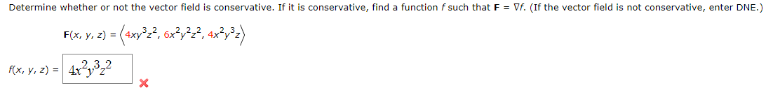 Solved Determine Whether Or Not The Vector Field Is