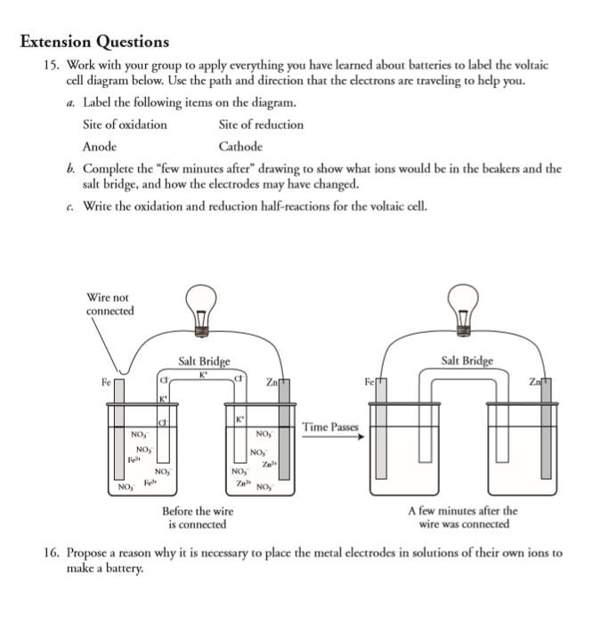 Solved Extension Questions 15. Work with your group to apply | Chegg.com