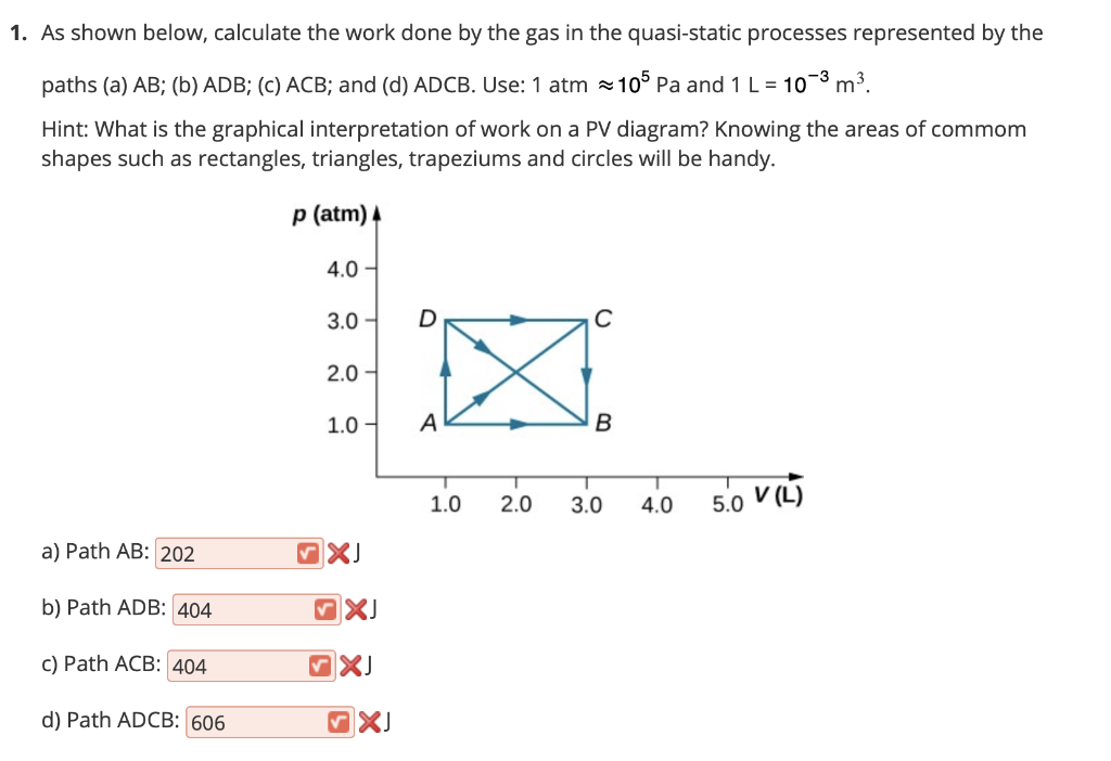 Solved 1. In two isobaric processes starting at the same | Chegg.com