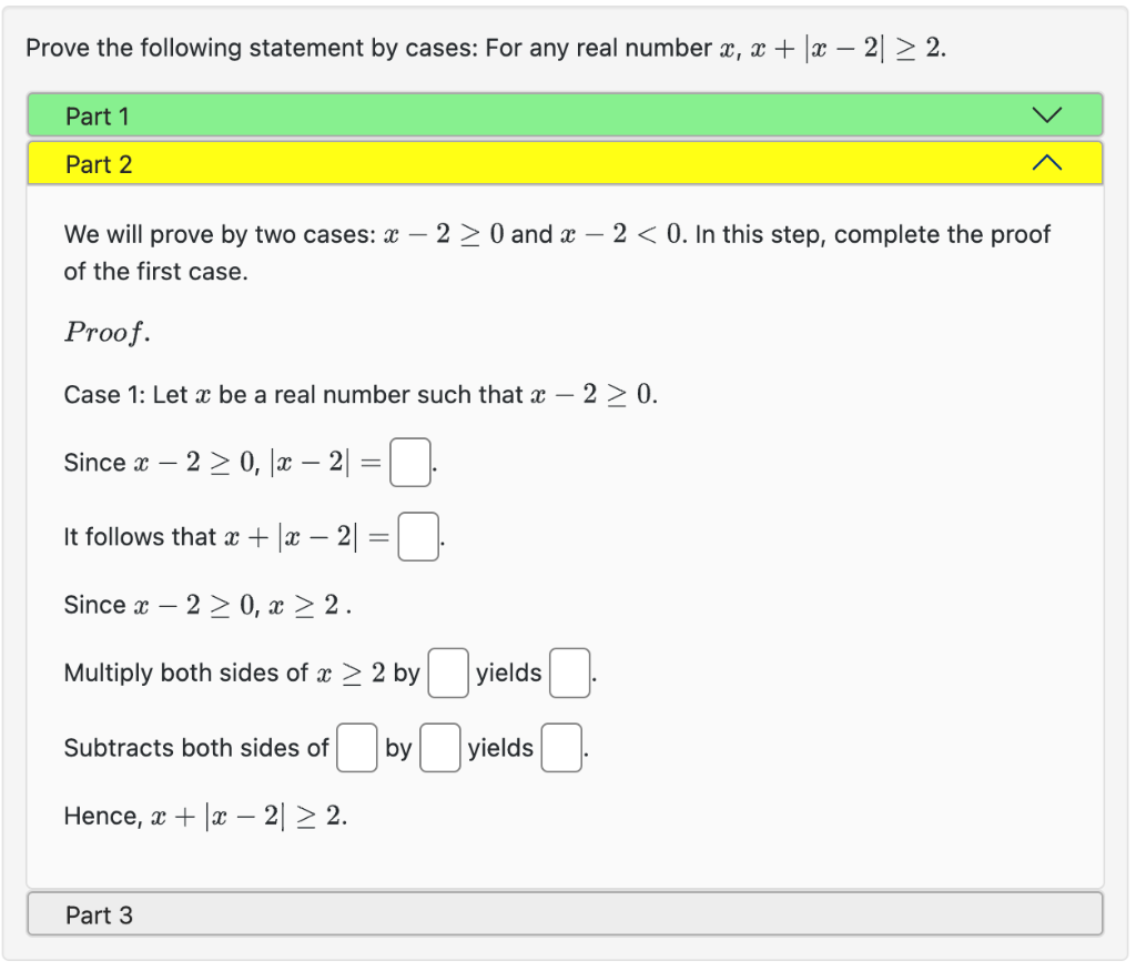 Proof by Cases