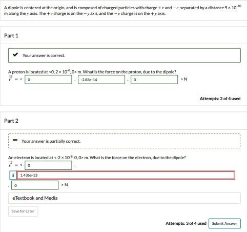 Solved A dipole is centered at the origin, and is composed | Chegg.com