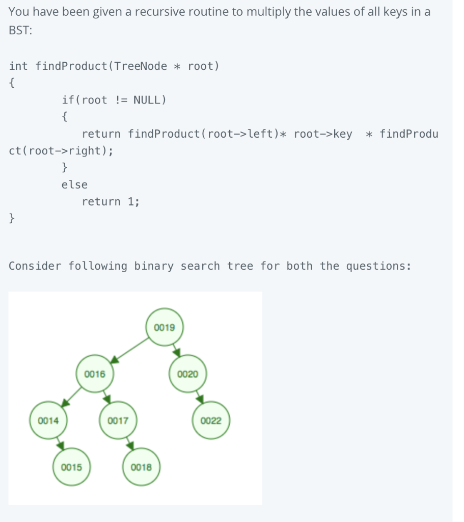Solved You have been given a recursive routine to multiply | Chegg.com