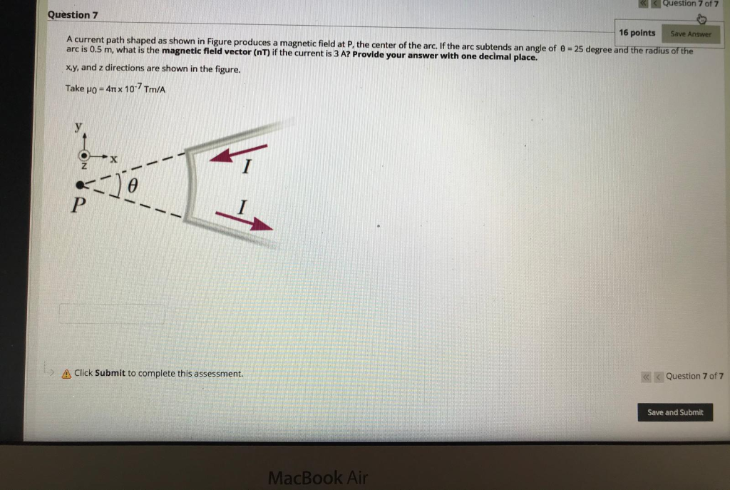 Solved Question 7 of 7 Question 7 16 points Save Answer A | Chegg.com