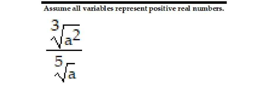 Solved Assume all variables represent positive real numbers. | Chegg.com