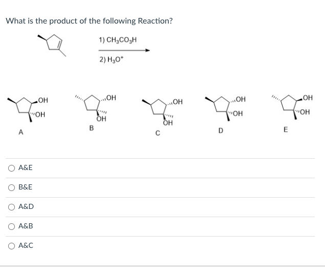 Solved What Is The Product Of The Following Reaction 1