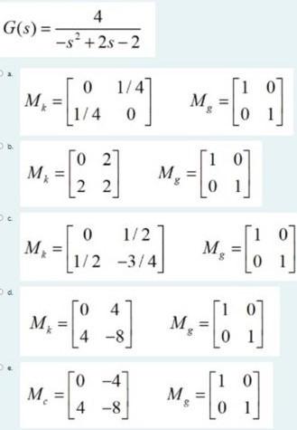 Solved What is the controllability matrix (Mk) and the | Chegg.com