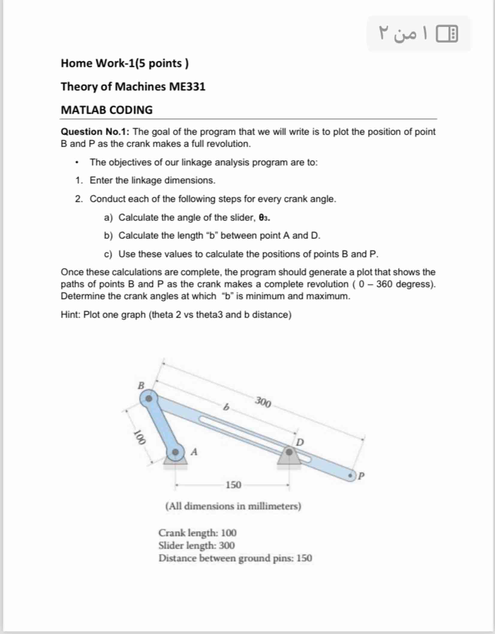 Question No.1 The goal of the program that we will