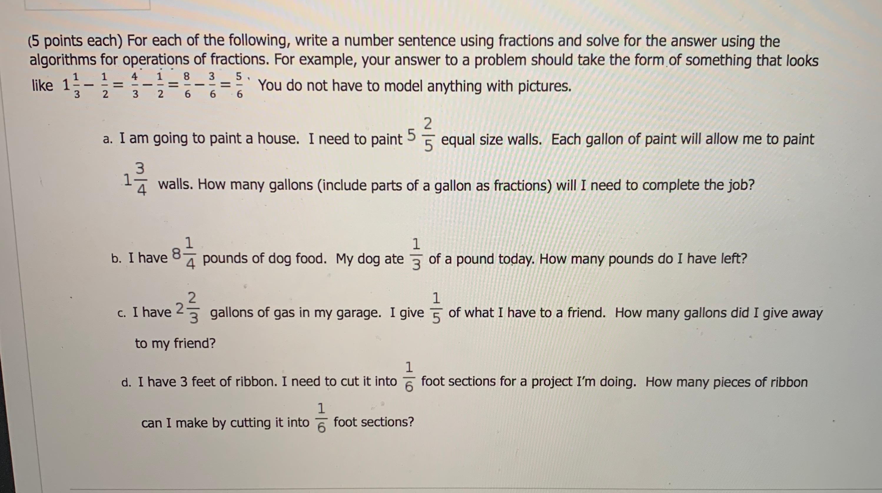 Solved (23 points each) For each of the following, write a  Chegg.com