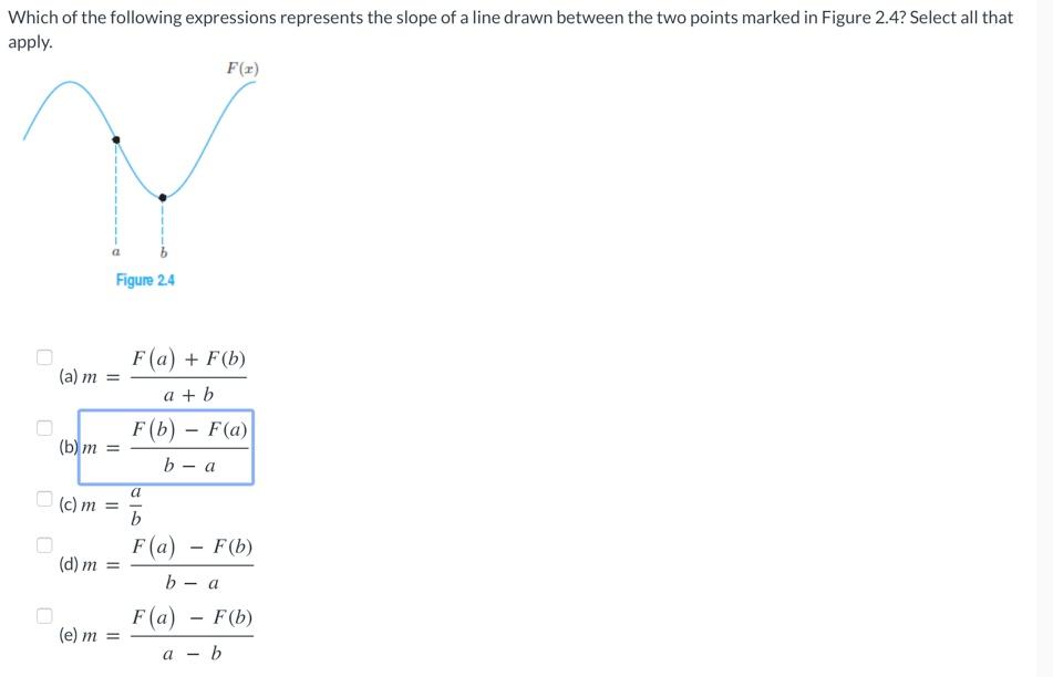 Solved Which of the following expressions represents the | Chegg.com