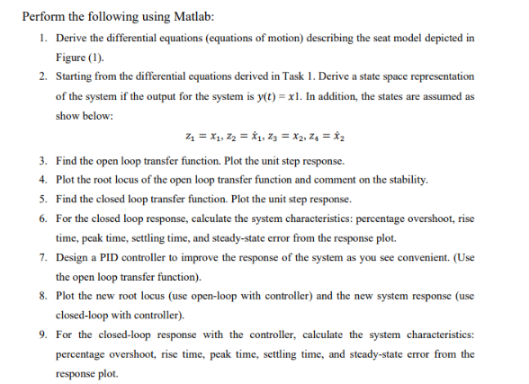 Solved Please solve this project step by step And use Matlab | Chegg.com