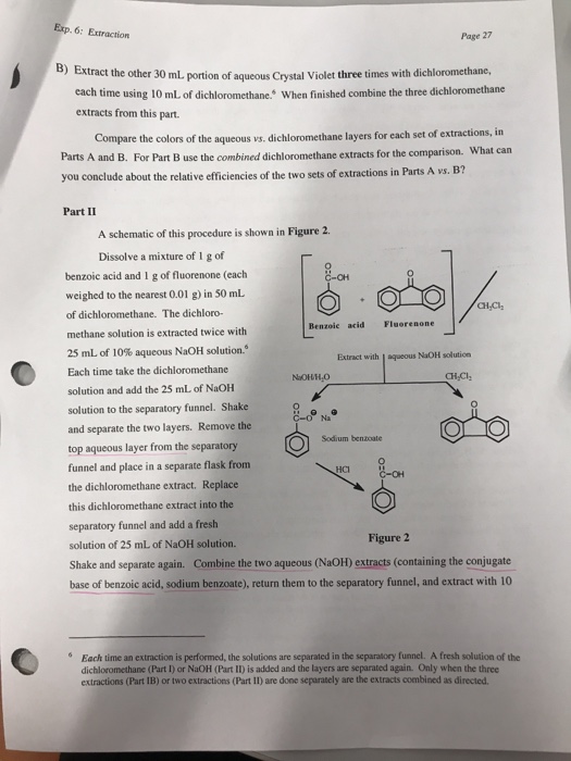Solved 1. what is the major purpose of doing extractions in | Chegg.com