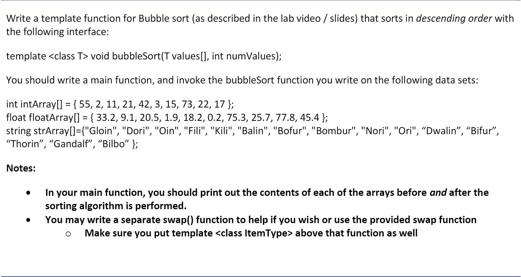 Bubble sort algorithm in C (With sample program) - QA With Experts